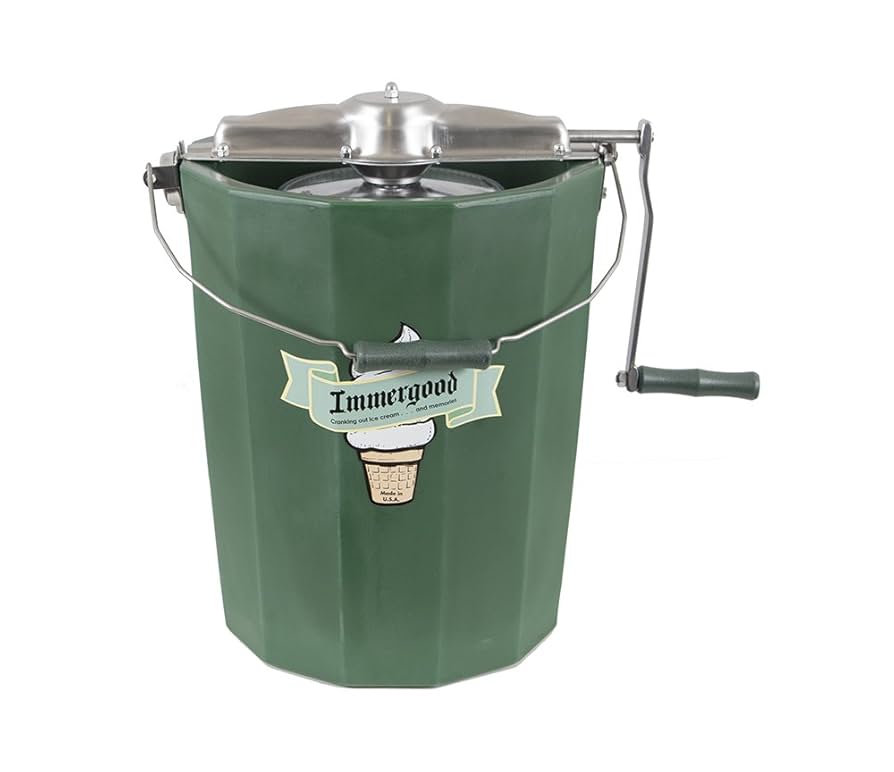 波動クリーム２個 Amazon.com: PREMIUM Large 8 qt. - Immergood Ice Cream Maker
